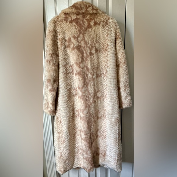 🎸UNREAL FUR🎸🔥NWT🔥Montmartre Coat in Beige/Pink— size S - Picture 13 of 14